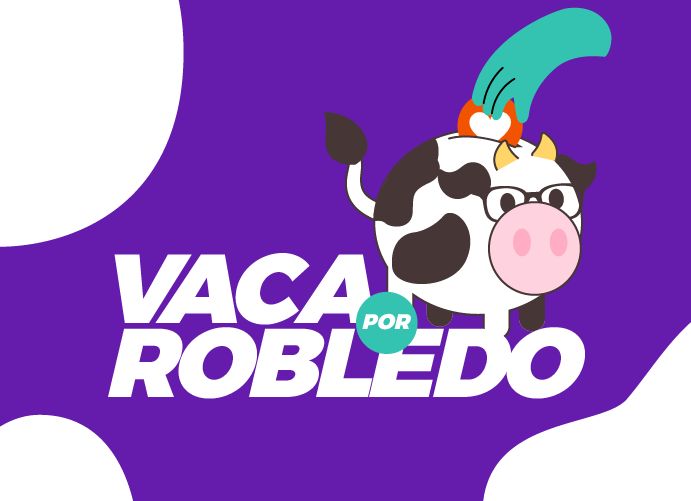 Una Vaca por Robledo